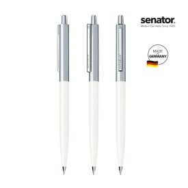 Senator Point balpen - kunststof en metaal - blauwe inkt - polished