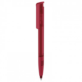 Senator Super Hit Clear + softgrip-Donkerrood
