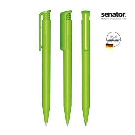 Senator Super Hit balpen - gerecycled kunststof - zwarte, blauwe inkt - mat gekleurd