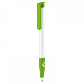 Senator Super Hit Polished basic + softgrip-Wit / lichtgroen