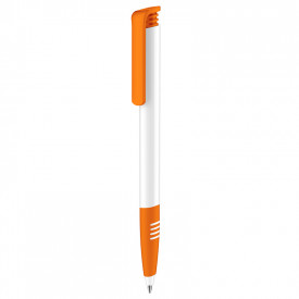 Senator Super Hit Polished basic + softgrip-Wit / oranje