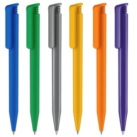 Senator Super Hit balpen - kunststof - zwarte, blauwe inkt - polished