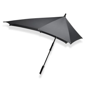 Senz° Smart XXL stormparaplu-Pure black (reflective)