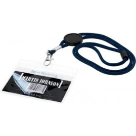 Badgehouder - 6.7 x 9.4 cm - PVC - transparant