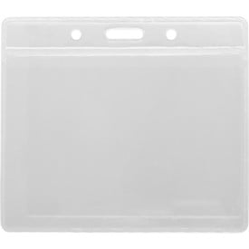 Badgehouder - 6.7 x 9.4 cm - PVC - transparant