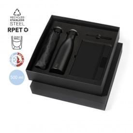 Gregory geschenkset - Thermosfles / notitieblok / opvouwbare paraplu / balpen