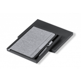 Wendam notitieboek - A5+ - rPET polyester - 100 vellen - inclusief balpen