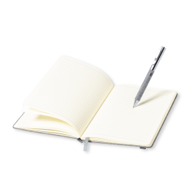Wendam notitieboek - A5+ - rPET polyester - 100 vellen - inclusief balpen