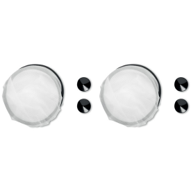 Set zonneschermen 44x36 cm- polyester - met 2 zuignappen