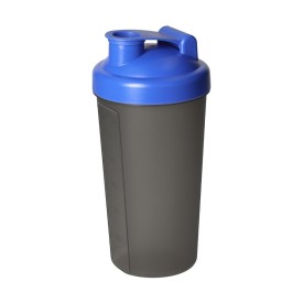 Shaker 'protein'-Blauw/transparant-grijs
