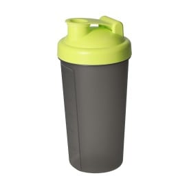 Shaker 'protein'-Lemon/transparant-grijs