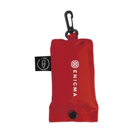 Shop Easy winkeltas - rPET polyester - 190T - 6 x 12,5 x 2,5 cm - karabijnhaak - opvouwbaar