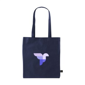 Draagtas - gerecycled nonwoven polyester - GRS - 38 x 42 cm - lange hengsels