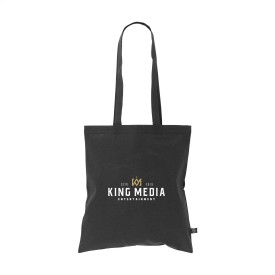 Shoppy Colour Bag GRS Recycled Cotton (150 g/m²) tas-Zwart