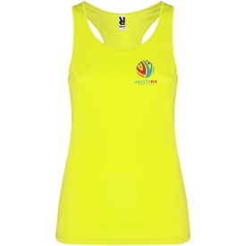 Shura sporthemd voor dames-Fluor yellow
