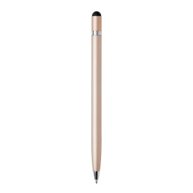 Simplistic stylus balpen - metaal - blauwe inkt