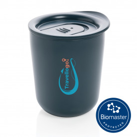 Antimicrobiële koffiebeker 250 ml - PP - morsbestendig - metalen isolatie