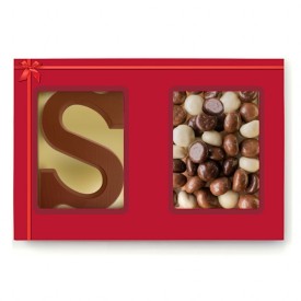 Sinterklaas Duo (200 gram)-Melk, wit en puur