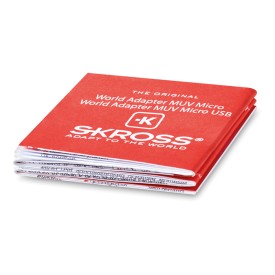 Skross ® Reisadapter - kunststof - 2 polen