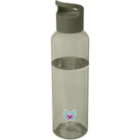 Sky drinkfles 650ml - rPET - transparant gekleurd-Bosgroen