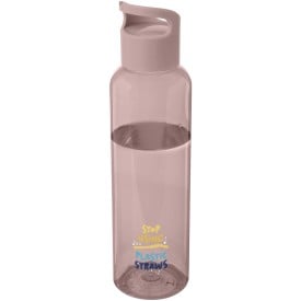 Sky drinkfles 650ml - rPET - transparant gekleurd-Dusty pink