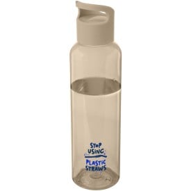 Sky drinkfles 650ml - rPET - transparant gekleurd-Oatmeal