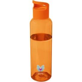 Sky drinkfles 650ml - rPET - transparant gekleurd-Oranje