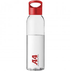 Sky drinkfles transparante body-Rood,transparant