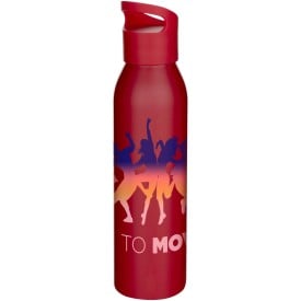 Sky enkelwandige RCS drinkfles 650ml - gerecycled RVS - lekvrij -Rood