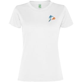 Slam short sleeve women's sports t-shirt-Wit