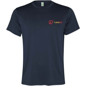 Slam sportshirt met korte mouwen voor heren-Navy blue