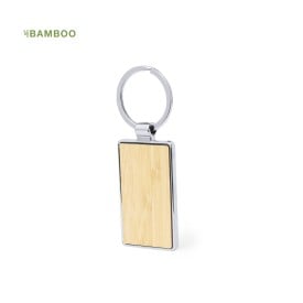 Arixon sleutelhanger - metaal en bamboe