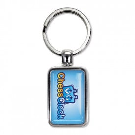 Chapaux sleutelhanger - metaal - 3.1 cm - met doming label