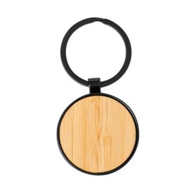 Fenrir sleutelhanger - metaal en bamboe