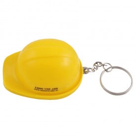 Sleutelhanger flesopener Helm-Geel-Zonder opdruk
