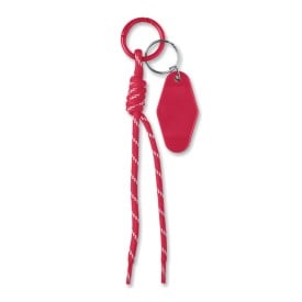 Sleutelhanger gevlochten touw-Rood