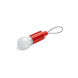 Sleutelhanger gloeilampje-Rood