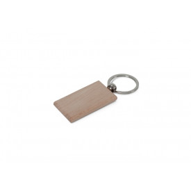 Sleutelhanger hout rechthoekig-Hout