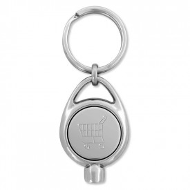Sleutelhanger Lufty rond-Blanco