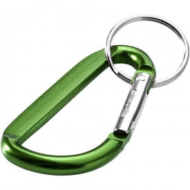 Sleutelhanger met karabijnhaak-Groen-zonder opdruk