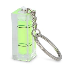 Sleutelhanger met waterpas-Transparant