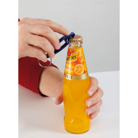 Samo sleutelhanger - aluinium - 6.7 cm - met flesopener