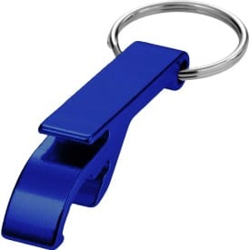 Sleutelhanger Tom met fles- en blikopener -Blauw