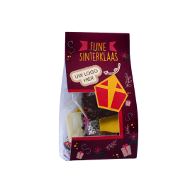 Smulzakje Sintmix - 100 gram chocolade - gepersonaliseerd kopkaartje