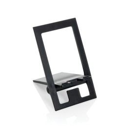 SnapStand RCS gerecycled plastic telefoonstandaard-Zwart