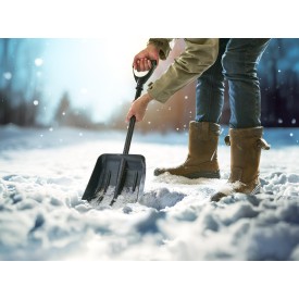 Sneeuwschep - PP - 2-delig - 78,5 cm