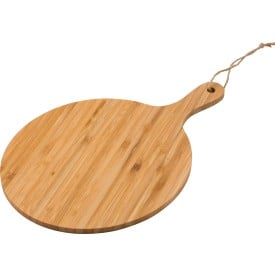 Snijplank Ø 20,5 cm - bamboe - handvat