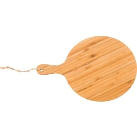 Snijplank Ø 20,5 cm - bamboe - handvat