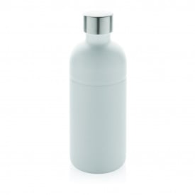 Soda waterfles 800 ml - RVS recycled - schroefdop