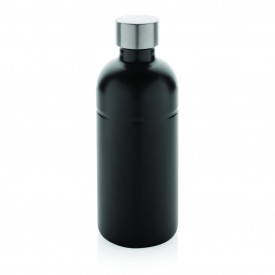 Soda RCS gecertificeerde gerecycled rvs drinkfles-Zwart